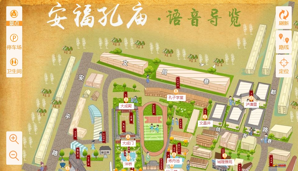 张家川手绘地图：智慧景区智能化服务的延伸